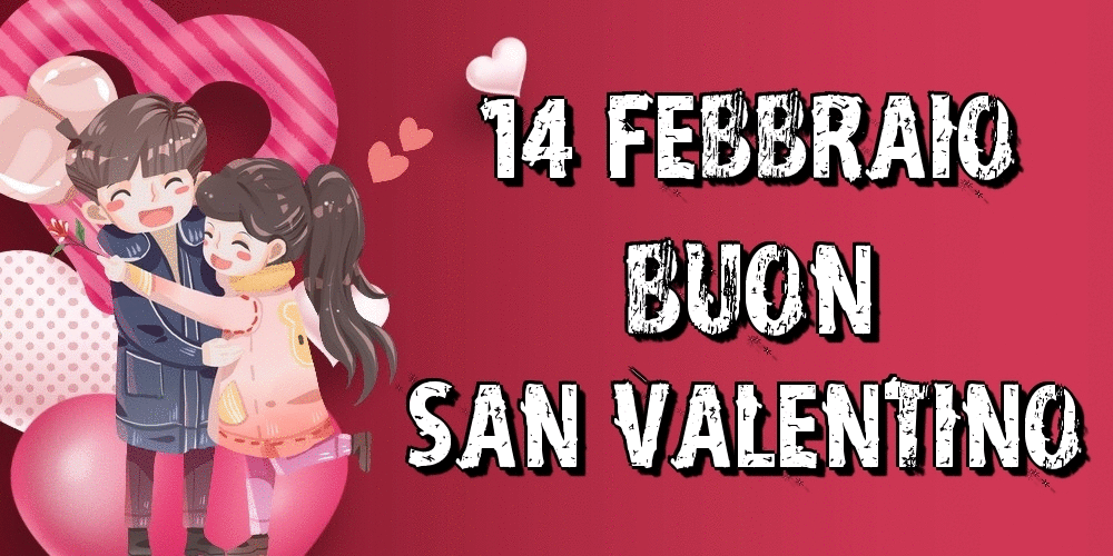 Cartoline Animate di San Valentino - 14 Febbraio Buon San Valentino!