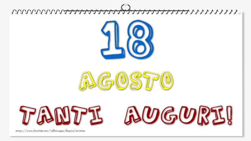 18 Agosto - Tanti Auguri!