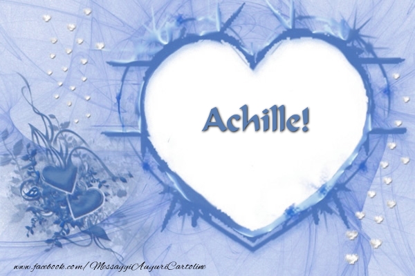 Cartoline d'amore - Cuore | Love Achille