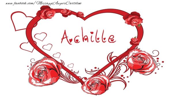 Cartoline d'amore - Love  Achille