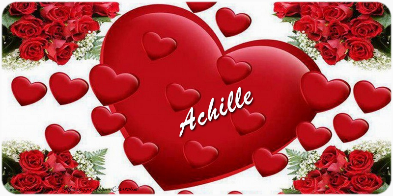Cartoline d'amore - Cuore | Achille