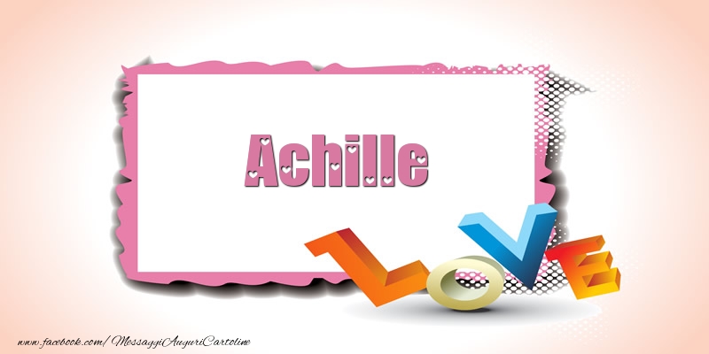 Cartoline d'amore - Achille Love