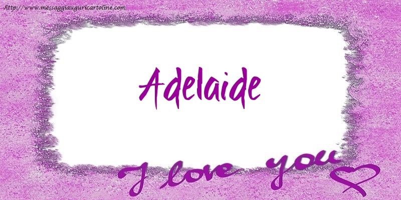 Cartoline d'amore - Cuore | I love Adelaide!
