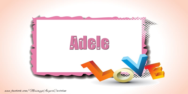 Cartoline d'amore - Adele Love