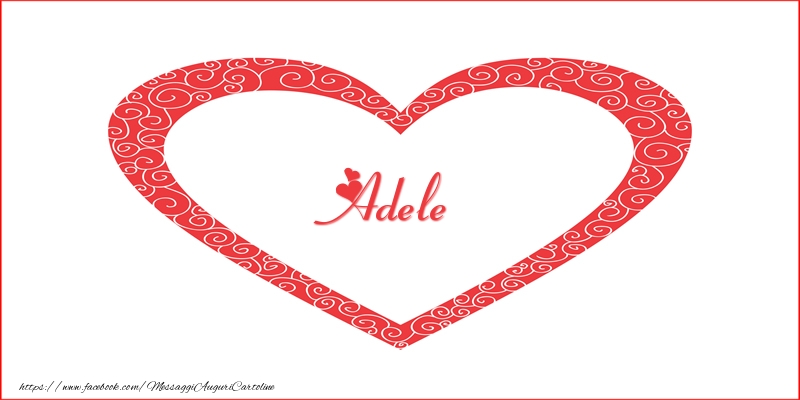  Cartoline d'amore -  Adele | Nome nel Cuore