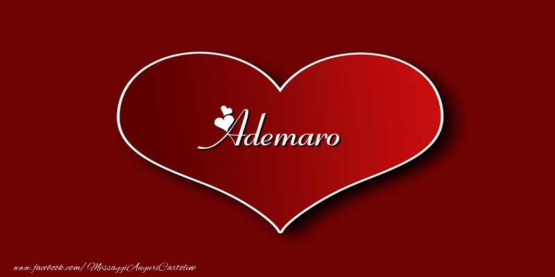 Cartoline d'amore - Cuore | Amore Ademaro