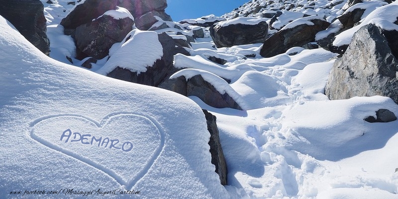 Cartoline d'amore - Cuore & Neve | Ademaro