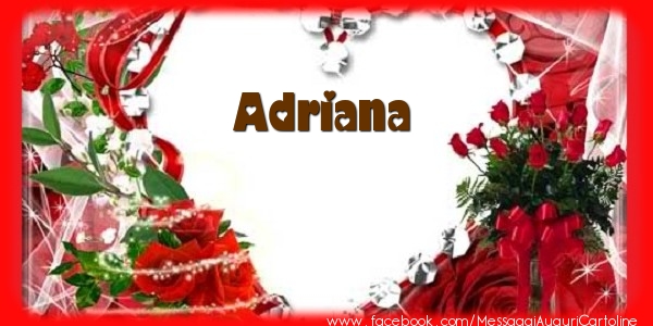 Cartoline d'amore - Cuore & Fiori & Mazzo Di Fiori | Love Adriana!