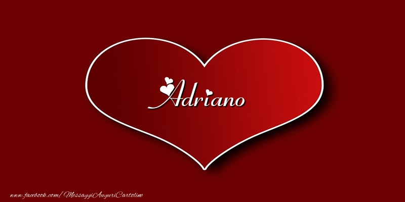 Cartoline d'amore - Cuore | Amore Adriano