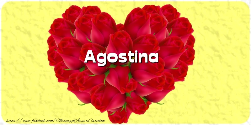Cartoline d'amore - Cuore | Agostina