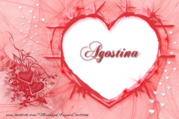 Cartoline d'amore - Cuore | Amore Agostina