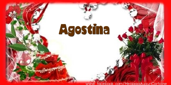 Cartoline d'amore - Love Agostina!