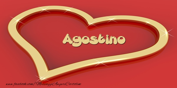 Cartoline d'amore - Cuore | Love Agostino