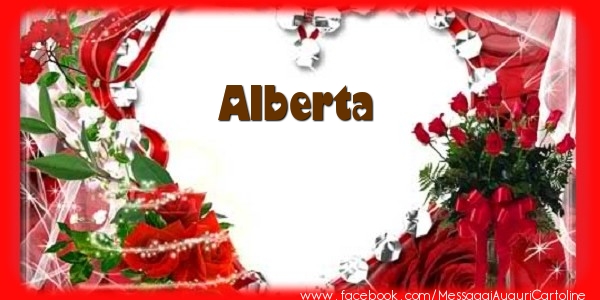Cartoline d'amore - Cuore & Fiori & Mazzo Di Fiori | Love Alberta!