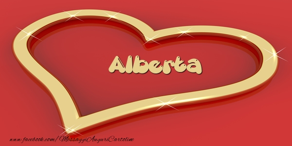 Cartoline d'amore - Cuore | Love Alberta