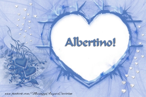 Cartoline d'amore - Cuore | Love Albertino