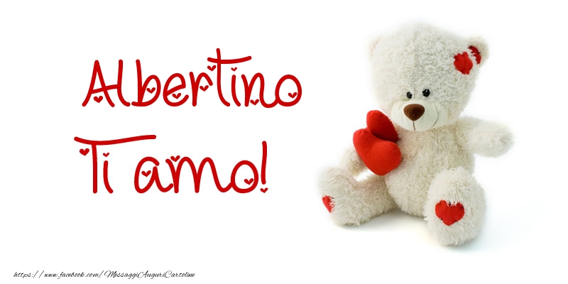 Cartoline d'amore - Albertino Ti amo!