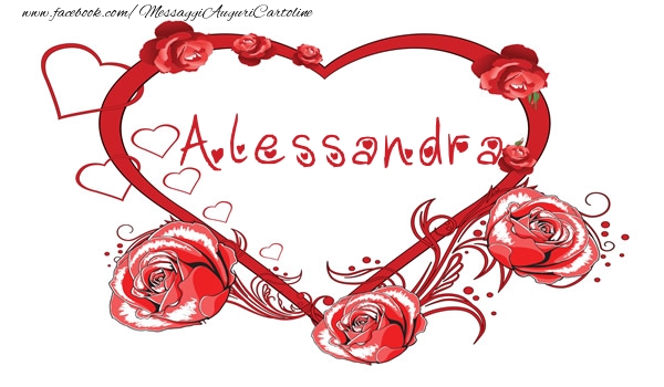 Cartoline d'amore - Love  Alessandra
