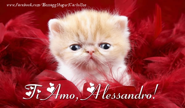 Cartoline d'amore - Ti amo, Alessandro!