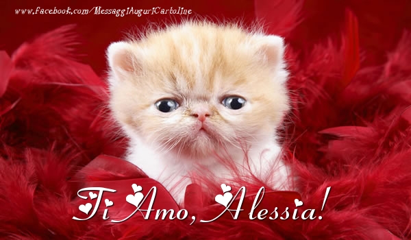 Cartoline d'amore - Ti amo, Alessia!