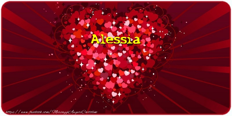 Cartoline d'amore - Cuore | Alessia