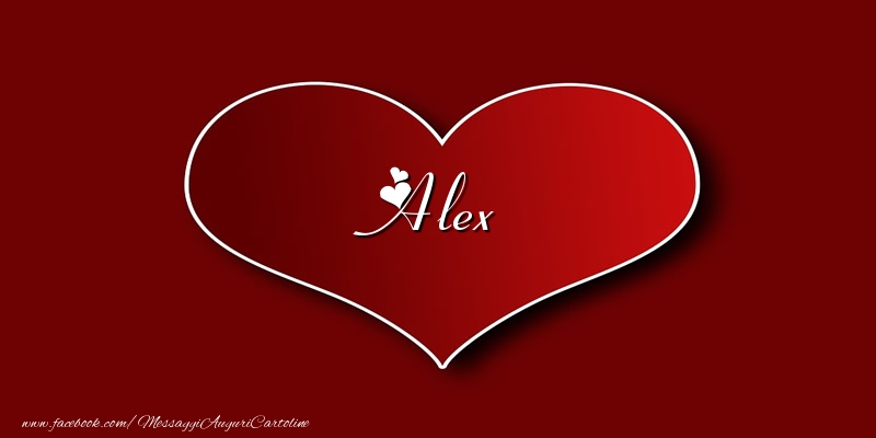 Cartoline d'amore - Amore Alex