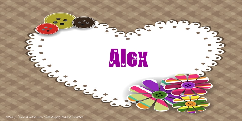 Cartoline d'amore -  Alex nel cuore!