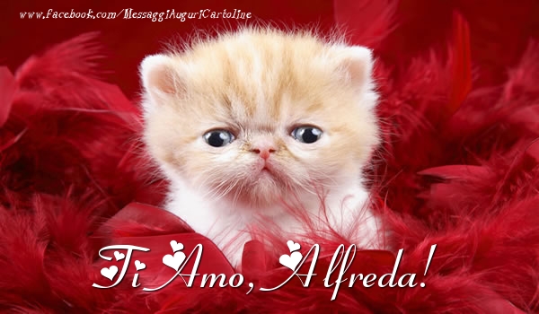 Cartoline d'amore - Animali | Ti amo, Alfreda!