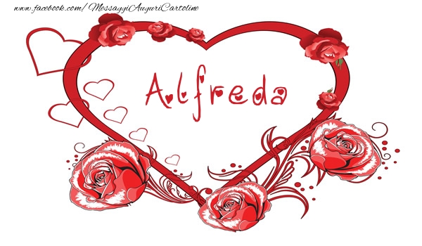 Cartoline d'amore - Love  Alfreda