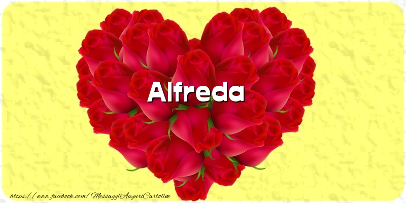 Cartoline d'amore - Cuore | Alfreda