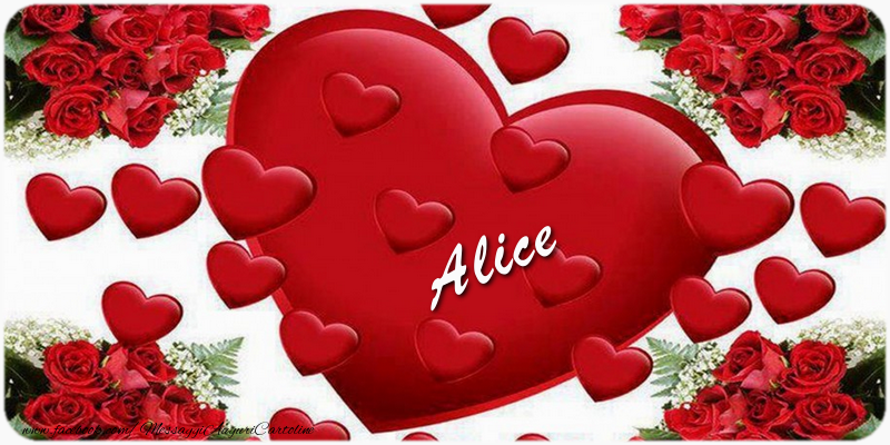  Cartoline d'amore - Cuore | Alice