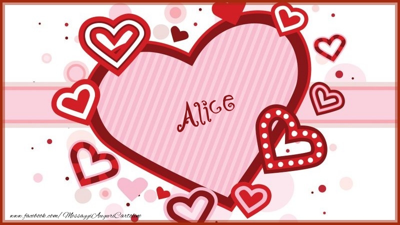 Cartoline d'amore - Alice