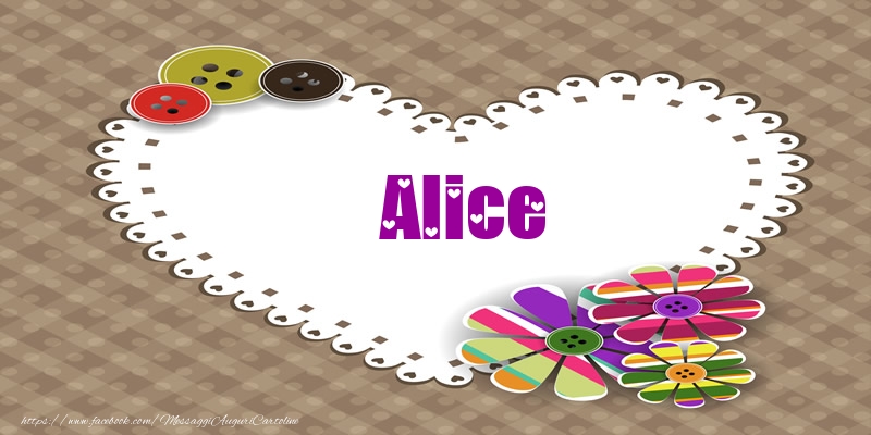 Cartoline d'amore -  Alice nel cuore!