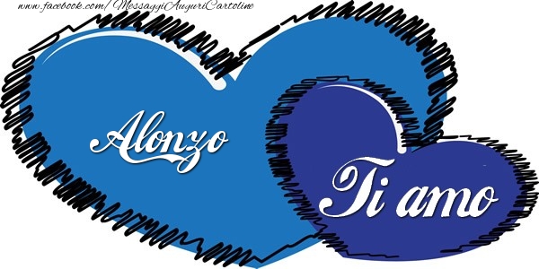 Cartoline d'amore - Cuore | Alonzo Ti amo!