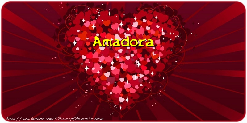Cartoline d'amore - Cuore | Amadora