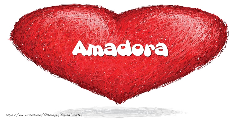 Cartoline d'amore -  Amadora nel cuore