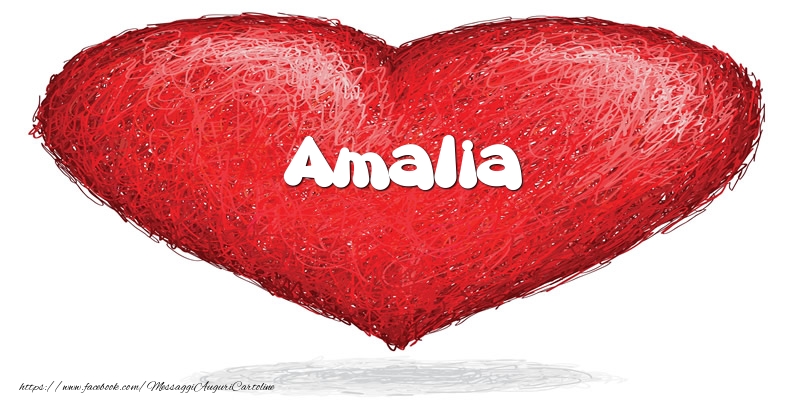 Cartoline d'amore -  Amalia nel cuore