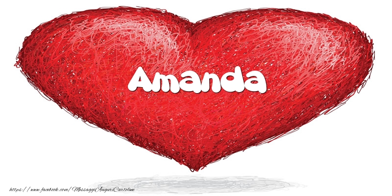 Cartoline d'amore -  Amanda nel cuore