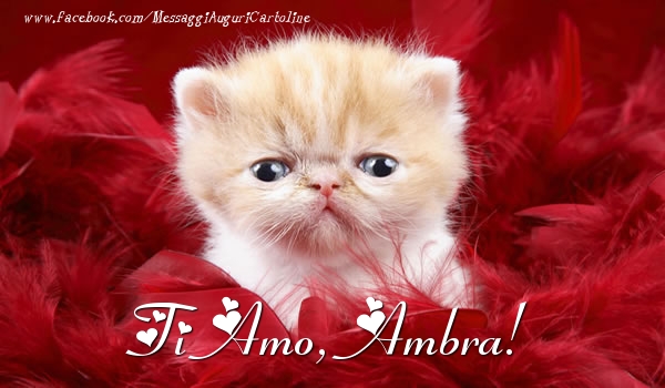 Cartoline d'amore - Ti amo, Ambra!
