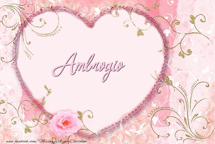 Cartoline d'amore - Cuore & Fiori | Ambrogio