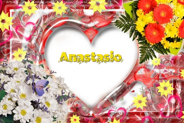 Cartoline d'amore - Cuore & Fiori | Anastasio