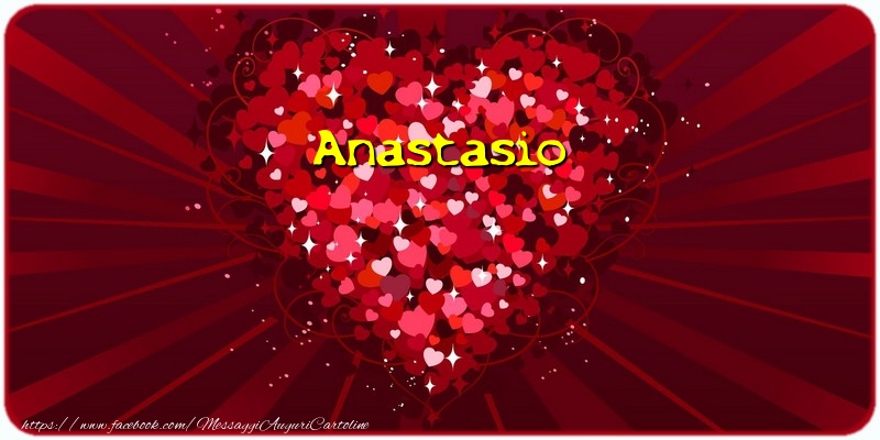  Cartoline d'amore - Cuore | Anastasio