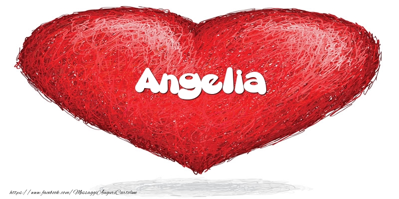 Cartoline d'amore -  Angelia nel cuore