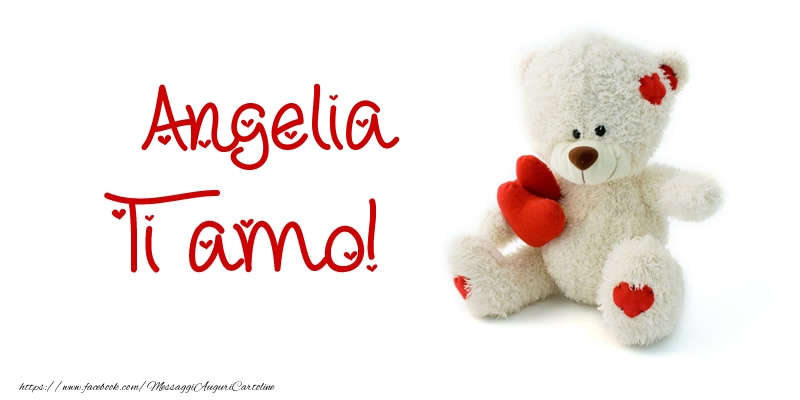 Cartoline d'amore - Animali & Animazione & Cuore & Orsi | Angelia Ti amo!