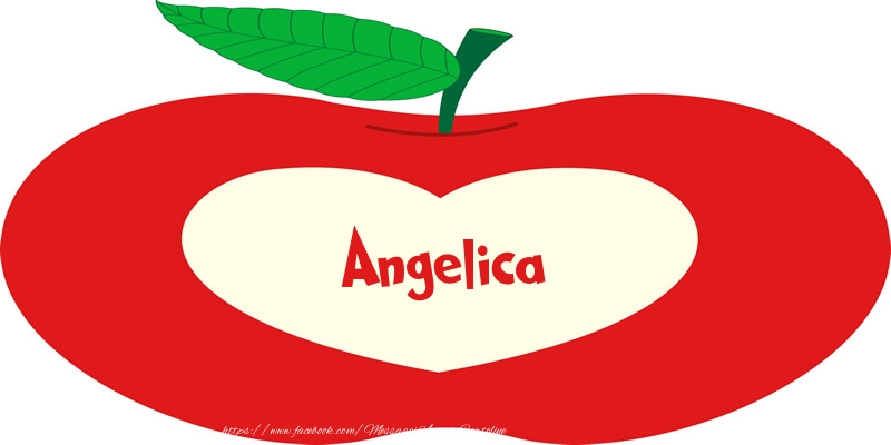  Cartoline d'amore -  Angelica nel cuore