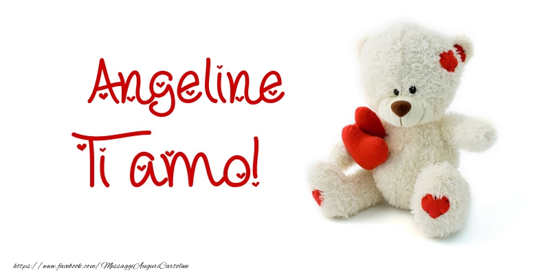 Cartoline d'amore - Animali & Animazione & Cuore & Orsi | Angeline Ti amo!