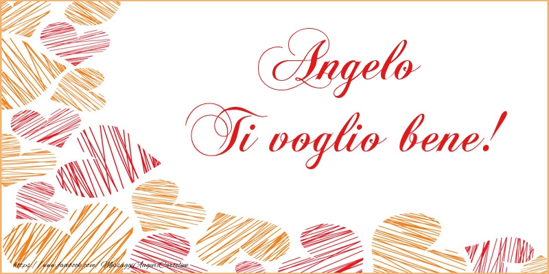 Cartoline d'amore - Cuore | Angelo Ti voglio bene!