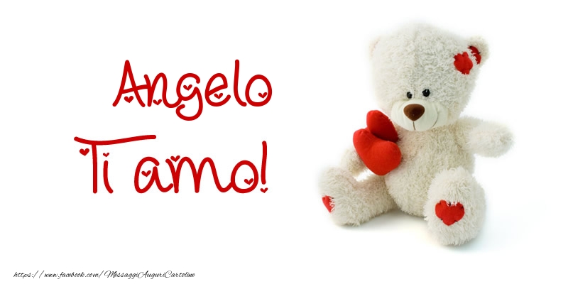 Cartoline d'amore - Animali & Animazione & Cuore & Orsi | Angelo Ti amo!