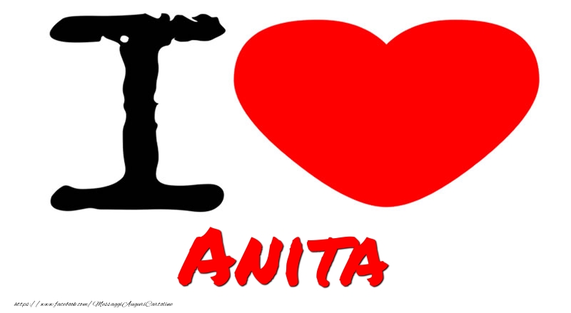Cartoline d'amore - Cuore | I Love Anita