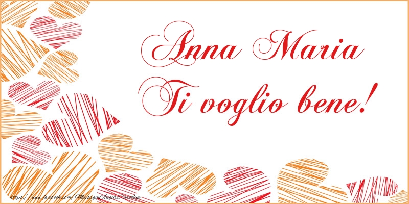 Cartoline d'amore - Cuore | Anna Maria Ti voglio bene!